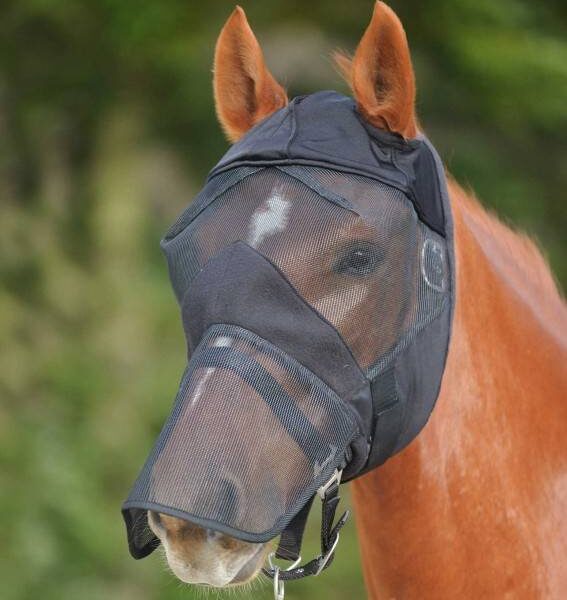 Vliegenmasker met neus, zonder oren