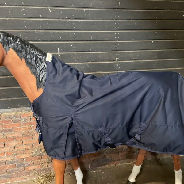 Luxe fleece gevoerde regendekens met hoge hals