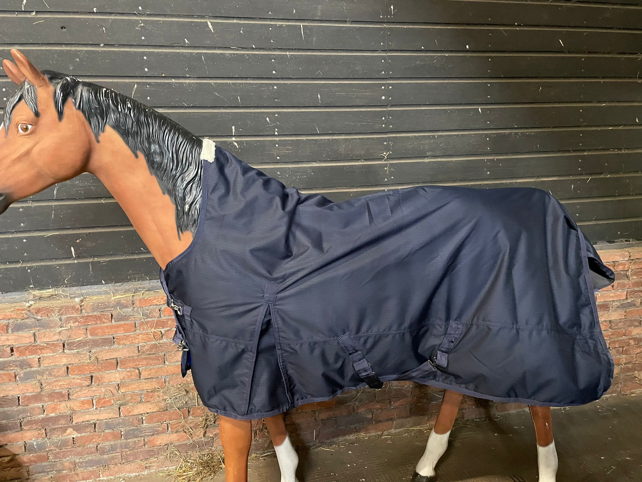 Luxe fleece gevoerde regendekens met hoge hals